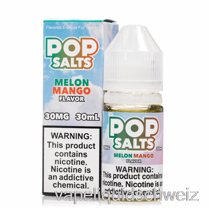 Melone Mango - Pop Salts - 30ml 50mg Vape Ohne Nikotin